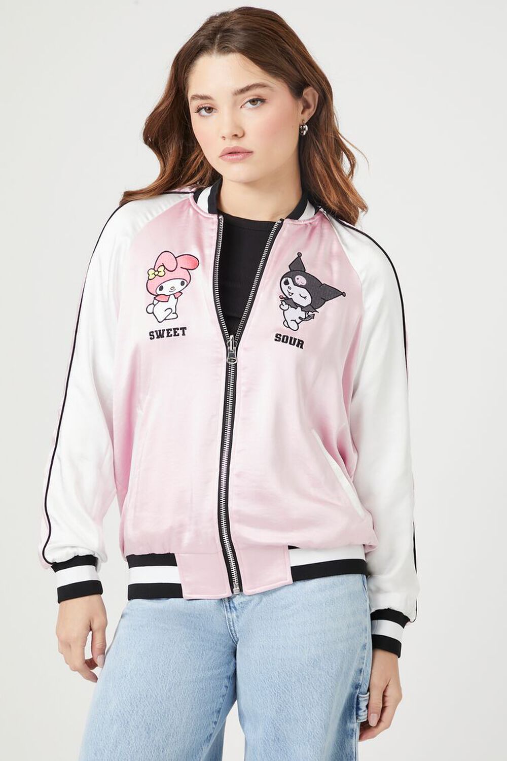 My Melody & Kuromi Reversible Souvenir Jacket